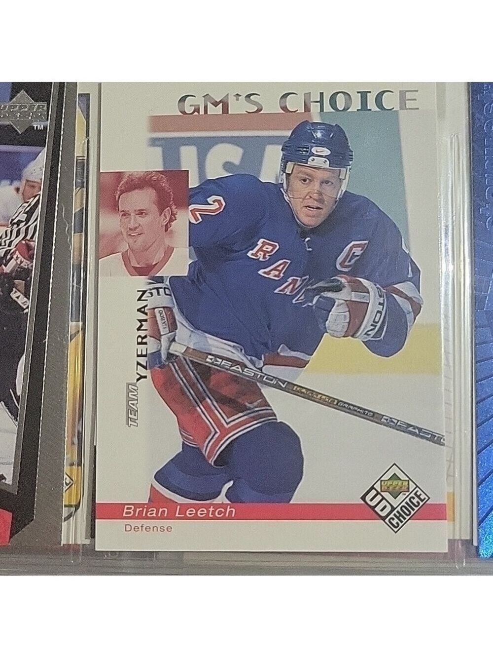 Brian Leetch Hockey Card